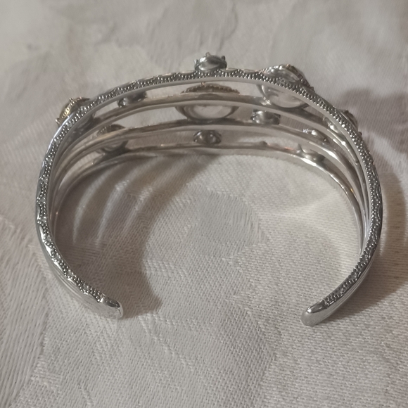 Tacori Midnight Sun Cuff Bracelet, SS & 18k - Picture 9 of 16